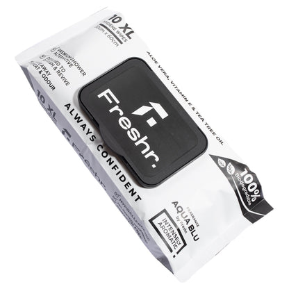 XL Hygiene Wipes (Aqua Blú) - 1 Pack (10pcs)