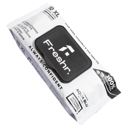 XL Hygiene Wipes (Aqua Blú) - 3 packs x (10pcs)