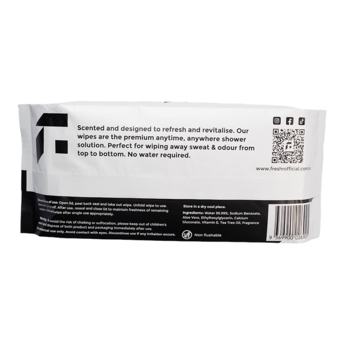 XL Hygiene Wipes (Aqua Blú) - 1 Pack (10pcs)