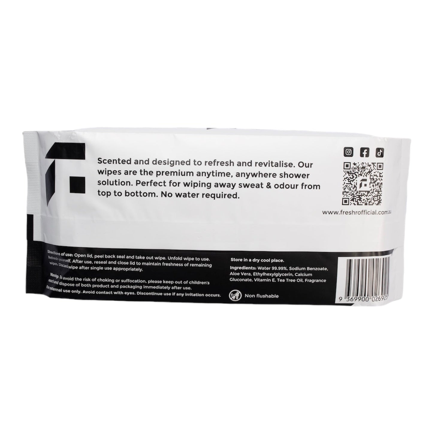 XL Hygiene Wipes (Aqua Blú) - 3 packs x (10pcs)